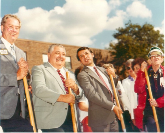 The Chicago Charitable Eye and Ear Infirmary groundbreaking building.