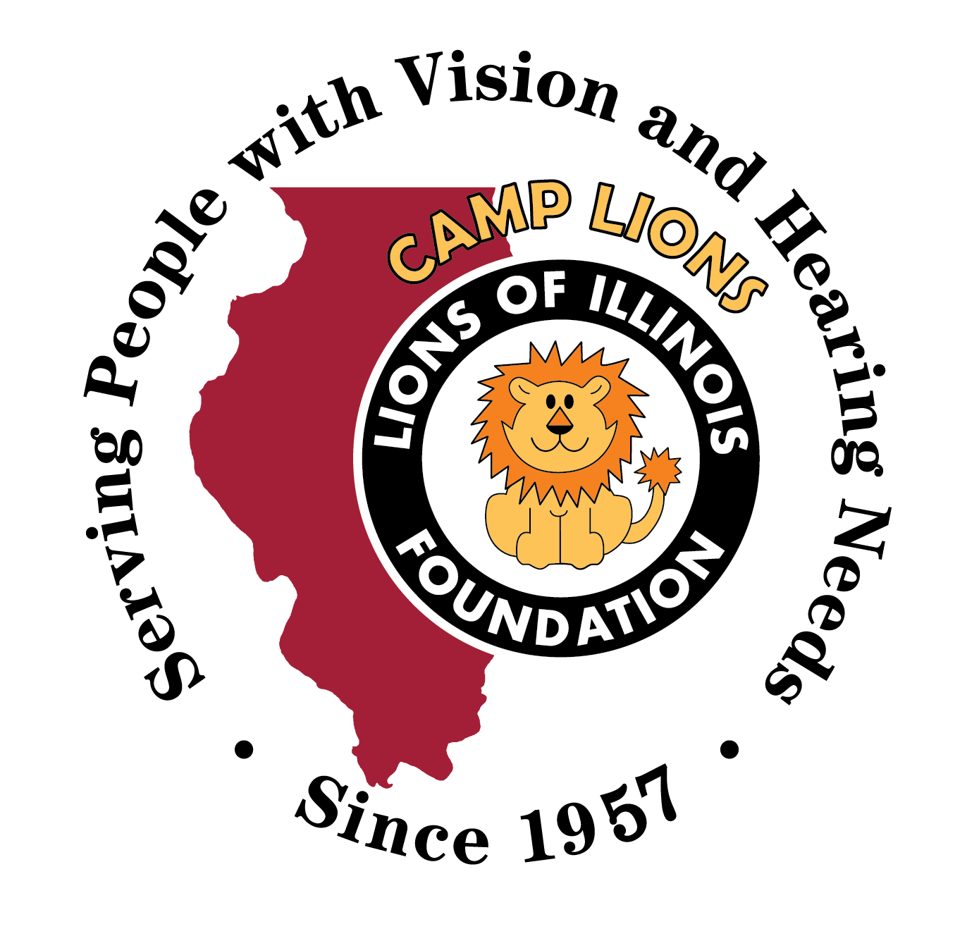 Lions of Illinois Foundation Camp Lions logo