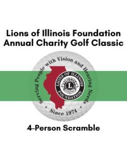 The 2024 Lions of Illinois Foundation Annual Charity Golf Classic flyer